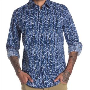 Robert Graham Blue Lines Regular Fit button up Shirt